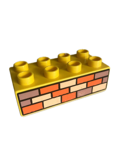 Lego® Duplo® kostka s potiskem zeď